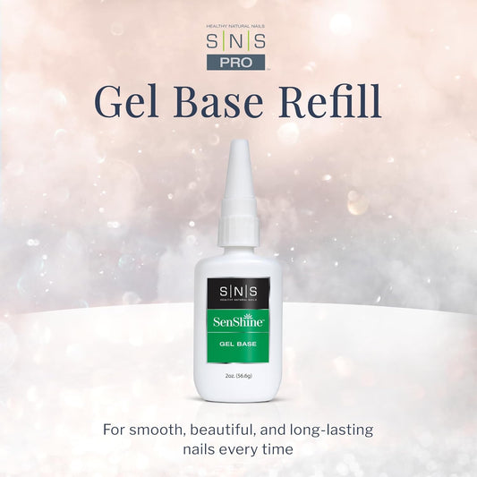 Sns Gel Top Coat Nail Polish For Nail Dip Powder, Gel Top Refill - Long-Lasting & Fast-Drying Nail Strengtheners Top Coat - Low-Odor & No Uv Lamp Required - 2 Fl. Oz