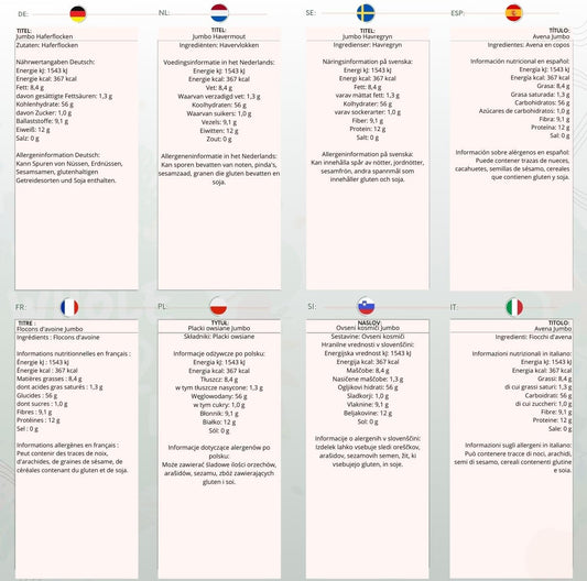 Wholefood Earth Jumbo Oats 1 Kg | Gmo Free | High Fibre | Packaging May Vary