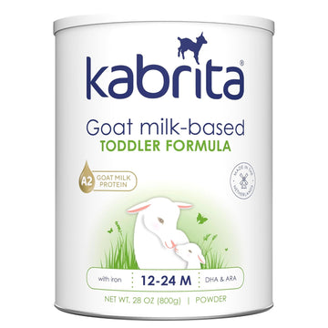 Kabrita Goat Milk Toddler Formula - Easy To Digest Baby Formula 12-24 Months - Contains Vitamin C, D, Iron, Dha, Non-Gmo - Gentle On Sensitive Tummies - Formula Supporting Gut Health & Sleep - 28Oz