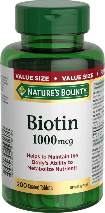 Nature'S Bounty Biotin 200 Coated Tablets