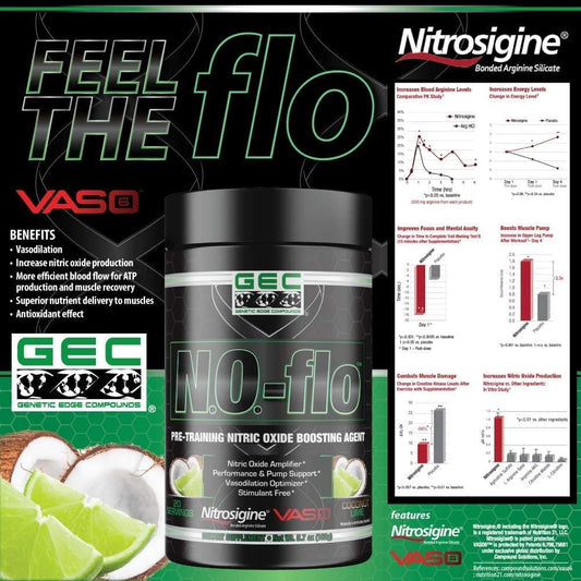 Gec N.O.- Flo Nitric Oxide (Coconut Lime)