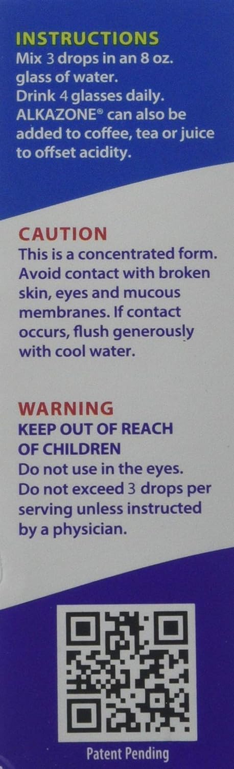 Alkazone Balance Your Ph, Antioxidants Alkaline Mineral Drops, Single