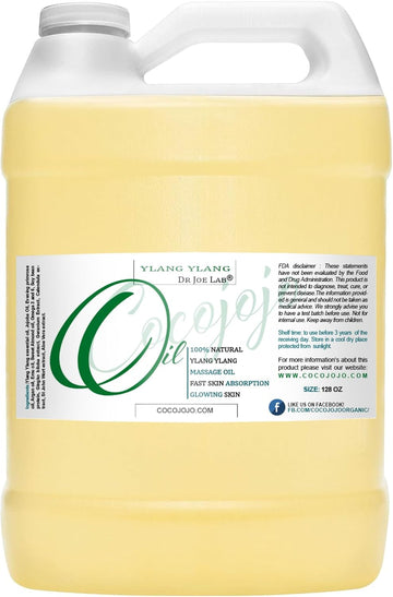 1 Gallon Ylang Ylang Essential Oil With Pure Jojoba, Grape Seed, Argan Oil And With A Very Rich Selection Of Plants Extract