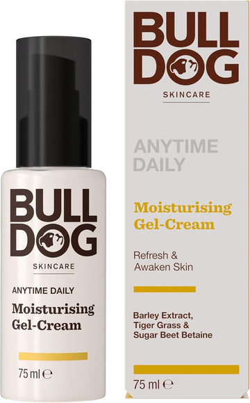Bulldog Skincare - Anytime Daily Hydrating Gel Cream For Men | Refresh & Awaken Skin | 75 Ml