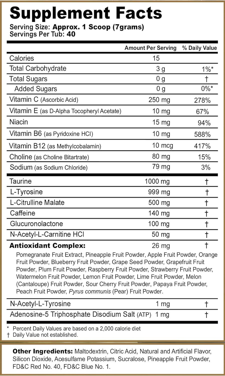 G Fuel Elden Ring Energy Powder, Sugar Free, Clean Caffeine Focus Supp