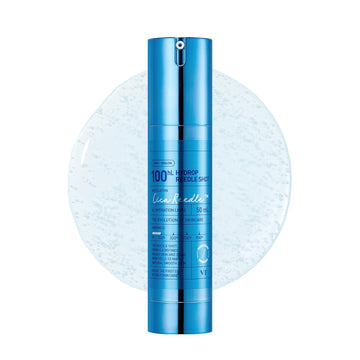 Vt Cosmetics Hydrop Reedle Shot 100Hl, Hyaluronic Acid Microneedling Serum, Intensive Hydrating & Moisturizing Exosome, Soft & Glass Skin, Korean Skin Booster1.69 Fl Oz.(50Ml)