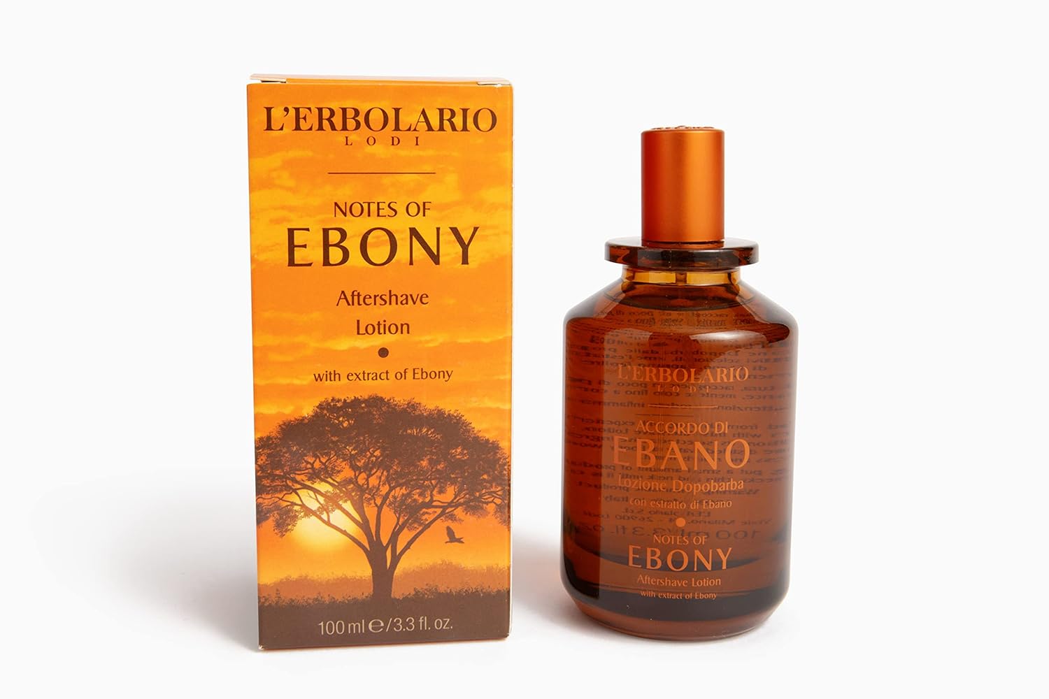 L'Erbolario After Shave Lotion - Soothing, Hydrating Aftershave For Men For Smooth Skin - Citrus And Woody Mens Aftershave - Notes Of Ebony - 3.3 Oz : Beauty & Personal Care