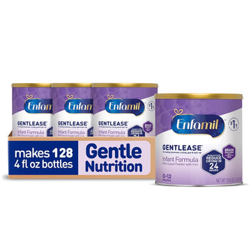 Enfamil Gentlease Baby Formula, Reduces Fussiness, Gas, Crying And Spit-Up In 24 Hours, Dha & Choline To Support Brain Development, Value Powder Can, 19.9 Oz