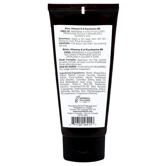 Vitabath Men'S Lime & Cedarleaf Shave Cream Super Slick Shaving Protects Against Razor Burn & Irritation - Restorative Pre-Shave Skin Moisturizer & Beard Care - Gluten-Free, Cruelty-Free - 6 Fl Oz