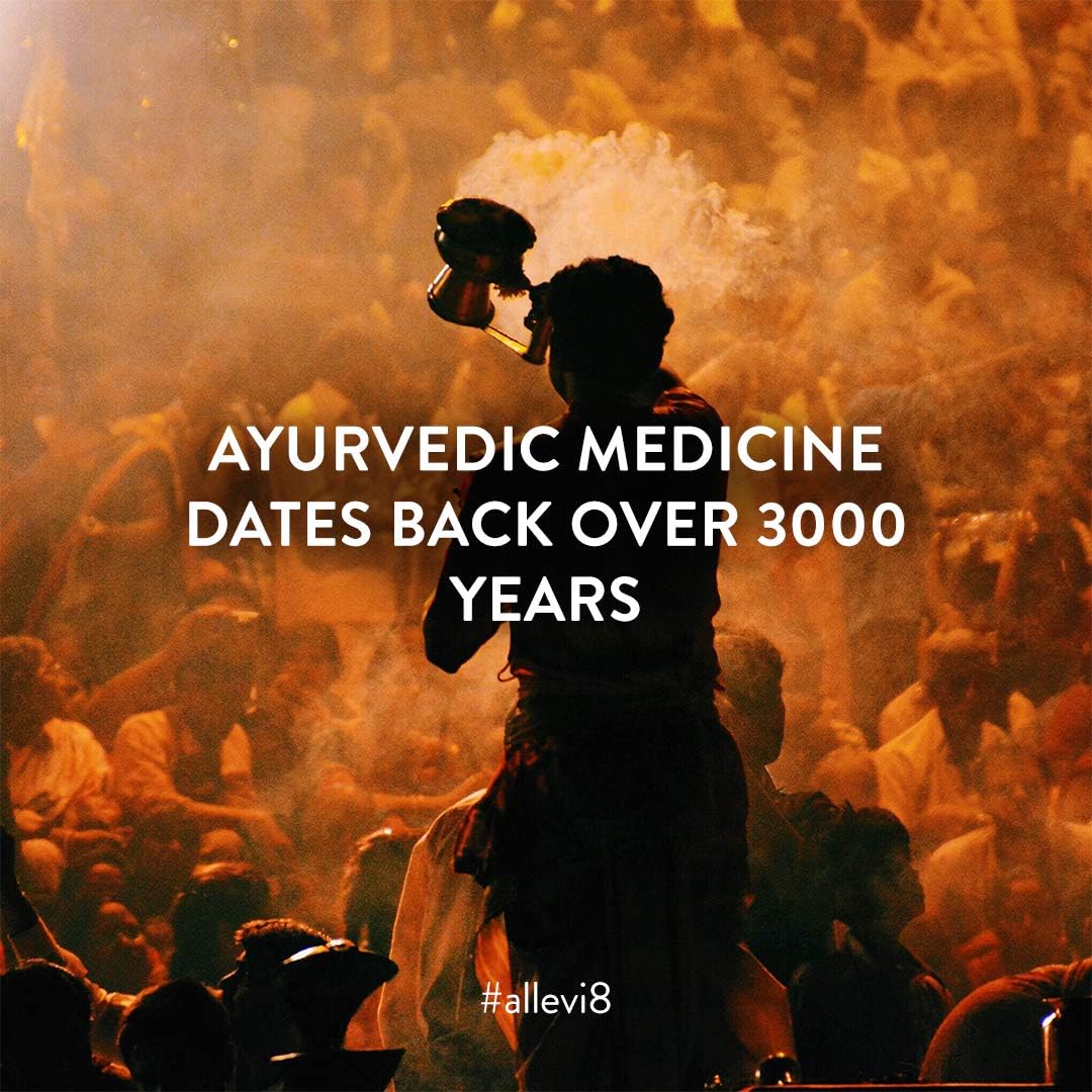 Allevi8 - Ayurvedic Medicine, Frankincense, Turmeric, Ginger, Black Pepper, Vitamin D3. 2 Months Supply in one tub. These Powerful Herbs were Used in Biblical Times : Health & Household