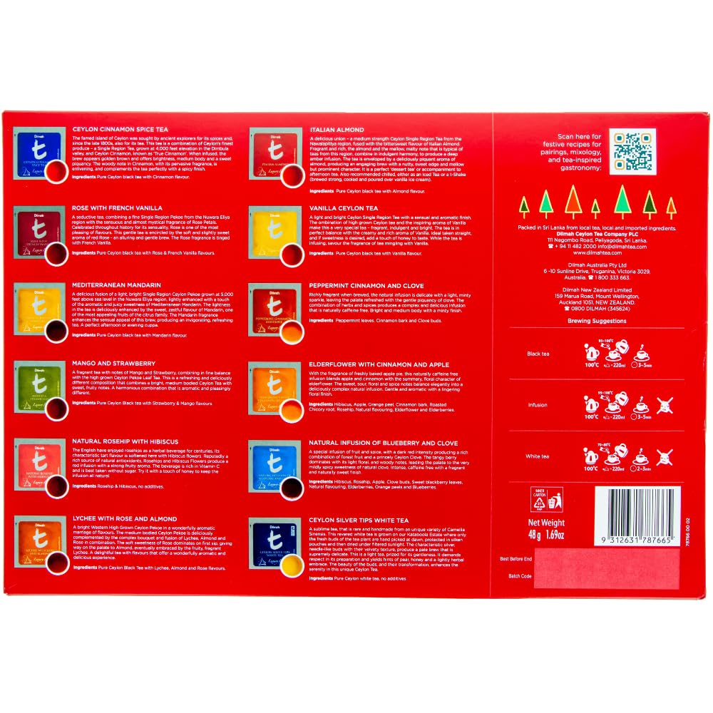 Dilmah Gift Of Tea Variations (Dilmah Christmas Tea Advent Calendar)
