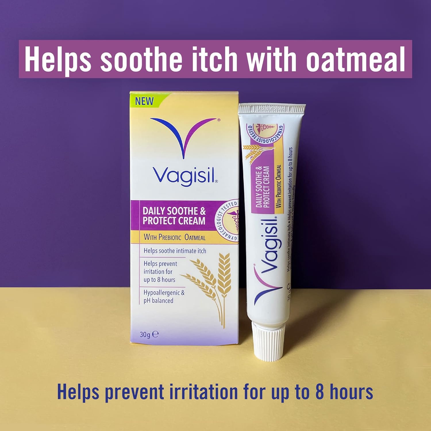 VAGISIL pH Balance Intimate Wash for Daily External Feminine Hygiene with LactoPrebiotic, 250 ml & Daily Soothe & Protect Cream For Women & Sensitive Skin, 30g : Amazon.co.uk: Health & Personal Care