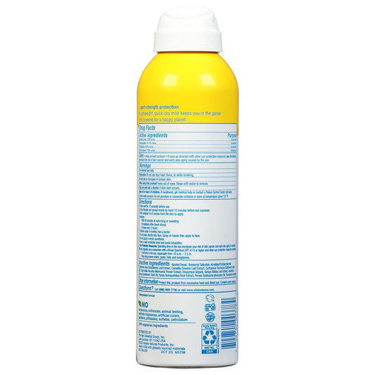Alba Botanica Sport Sunscreen Spray For Face And Body, Spf 50, 5 Fl Oz Bottle