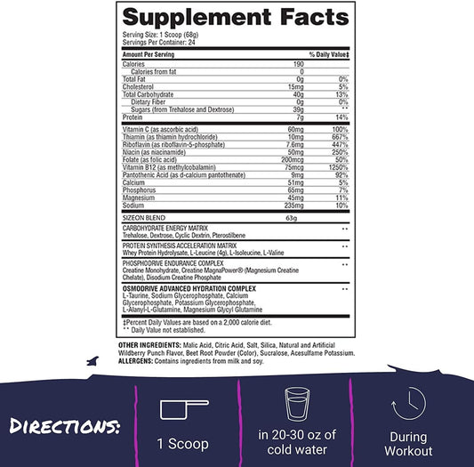 Gaspari Nutrition Sizeon, The Ultimate Hybrid Intra-Workout Amino Acid