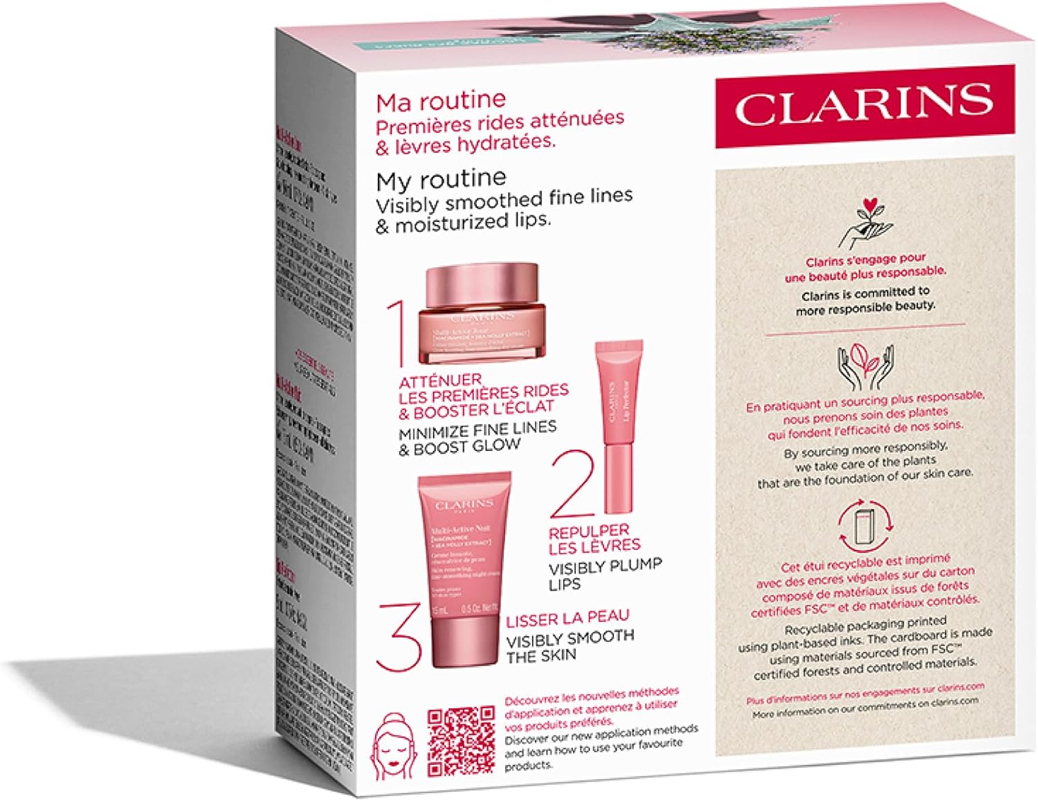 Clarins Multi-Active Day Gift Set with Niacinamide | Smooth Fine Lines | Visibly Tighten Pores | Even Tone and Texture | Boost Glow | Strengthen Moisture Barrier | All Skin Types : Amazon.co.uk: Beauty