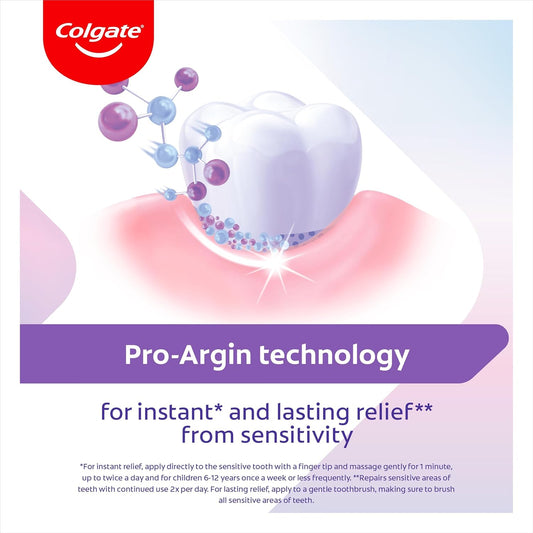 Colgate Sensitive Instant Relief Repair + Multi-Protection Toothpaste 75Ml - Fluoride Toothpaste - Instant Sensitivity Relief* - Cavity Protection + Gum Health - Repairs Sensitive Areas Of Teeth