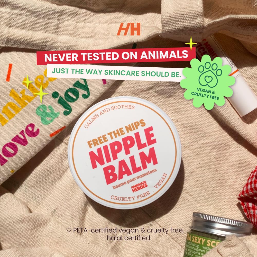 100% Natural Breast Feeding Nipple Cream by Handmade Heroes Breast Pump Lubricant - Breastfeeding Essentials Nipple Cream for Breast feeding | Breastfeeding Soreness Relief Nipple Balm : Baby