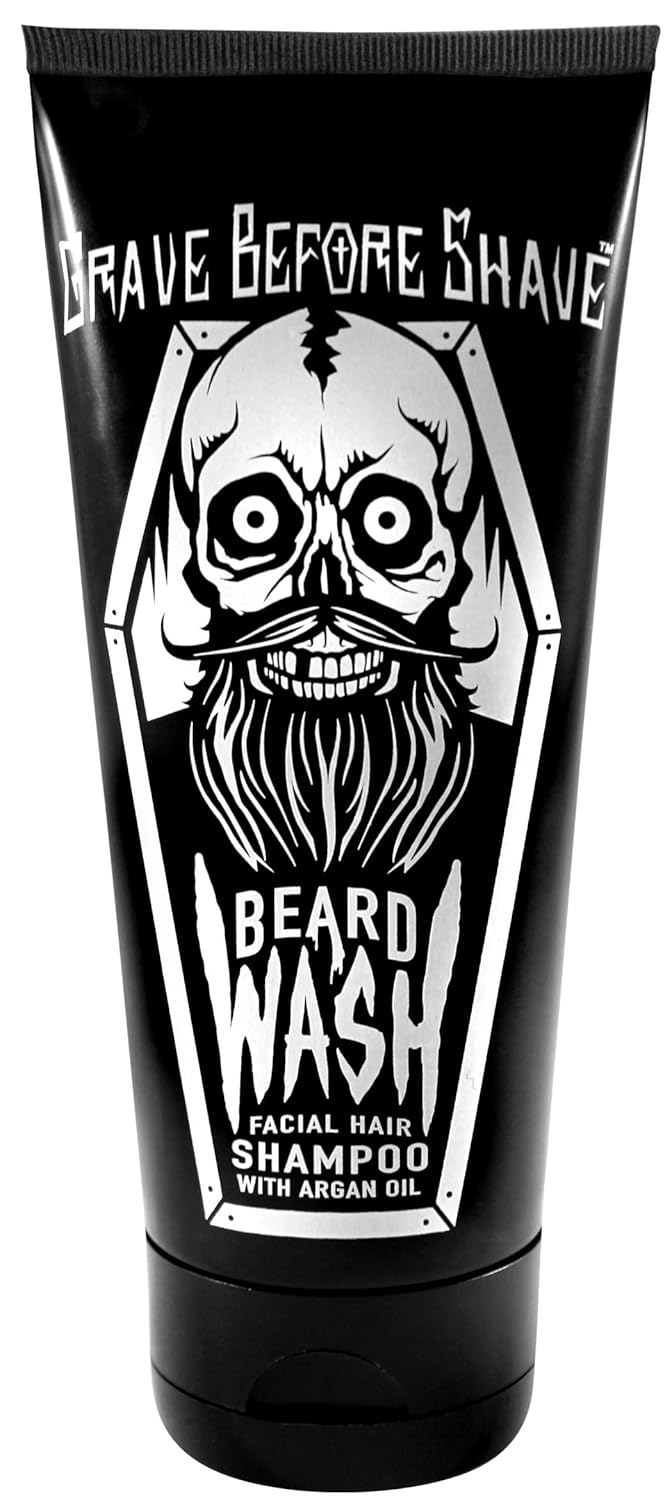 Grave Before Shave™ Beard Wash & Beard Conditioner Pack : Beauty & Personal Care