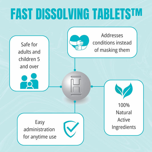 The Relief Products Natural Eyes Aging Eye Relief - 100% Natural Active Ingredients - Fast Dissolving Tablets For Eye Health, Poor Night Vision, Tired Eyes, Dryness And Redness 48Ct