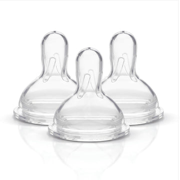Medela Slow Flow Spare Nipples With Wide Base, Compatible With Medela Storage Bottles, Made Without Bpa, 3 Count (Pack Of 1)