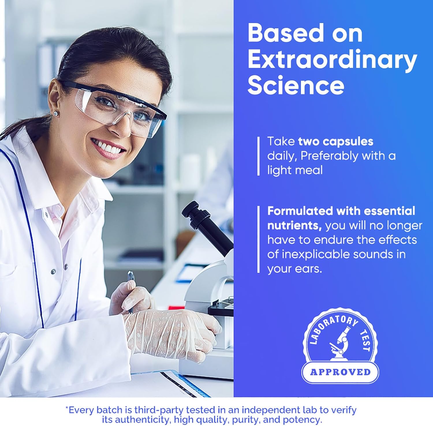 Tinnitus Relief For Ringing Ears, 120 Capsules Supplement - Promotes Ear Comfort & Healthy Hearing, Helps Reduce Ear Ringing, 60-Day Supply For Adults : Health & Household