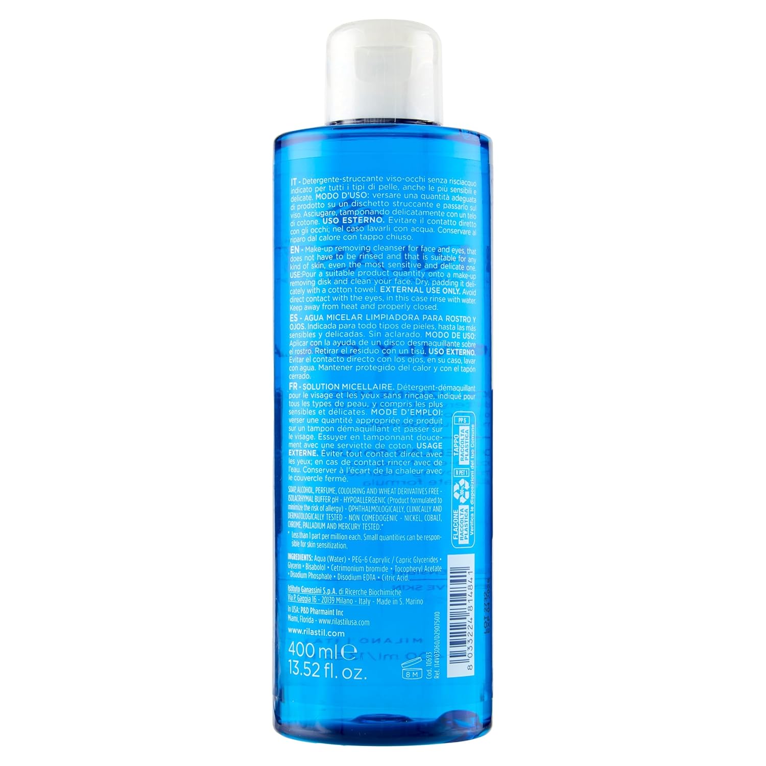 Rilastil Daily Care Micellar Solution - 400 Ml : Beauty & Personal Care