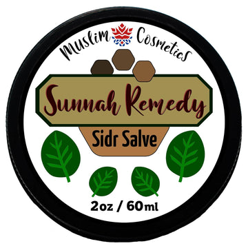 Organic Sidr Leaf Salve | Multi-Purpose | Body + Hair & Beard Balm | Ruqyah | Yemeni Sidr Jujube || Made In Canada - Muslim Cosmetics - Sunnah Remedy 2Oz