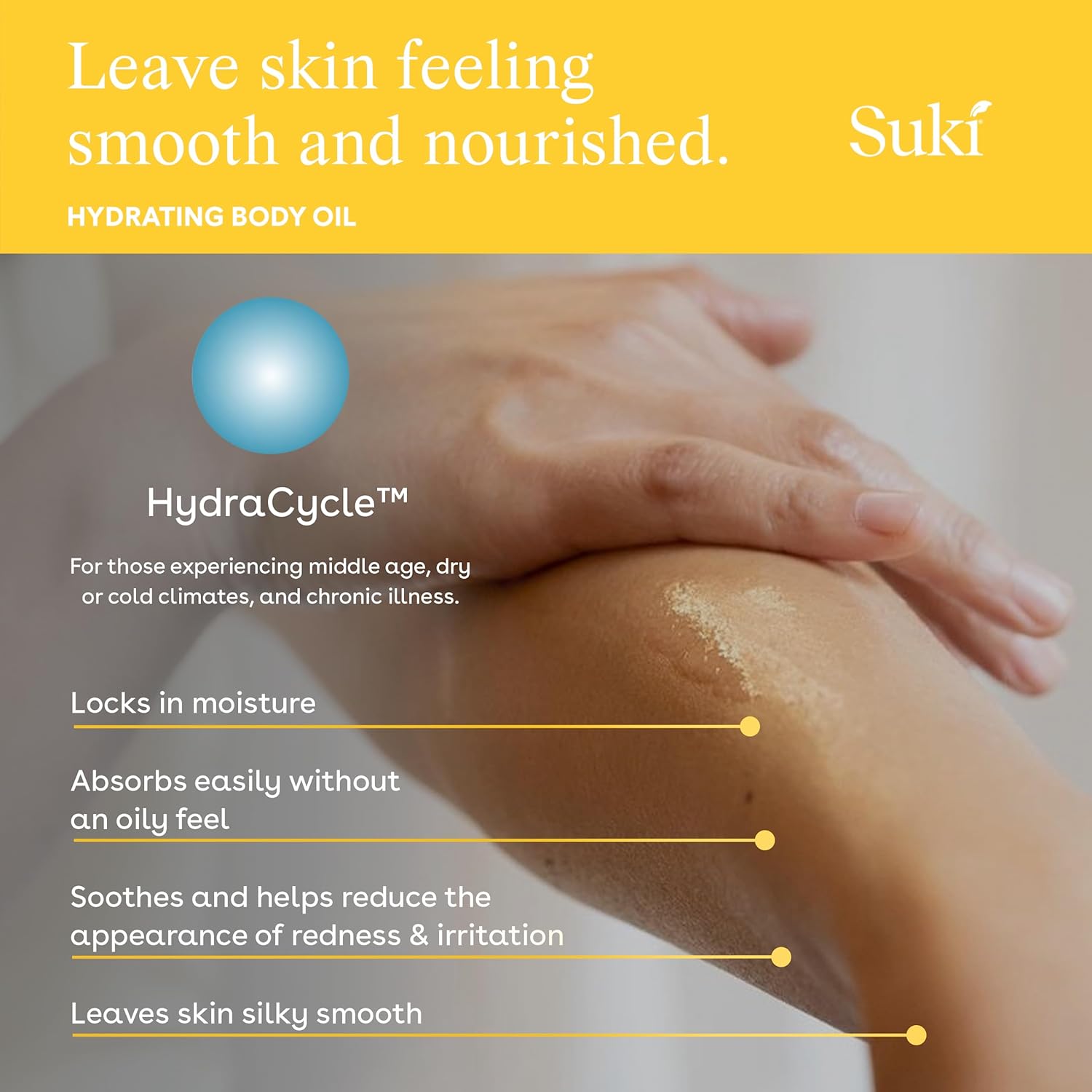 Suki Skincare Hydrating Body Oil, 4 Ounces : Body Oils : Beauty & Personal Care