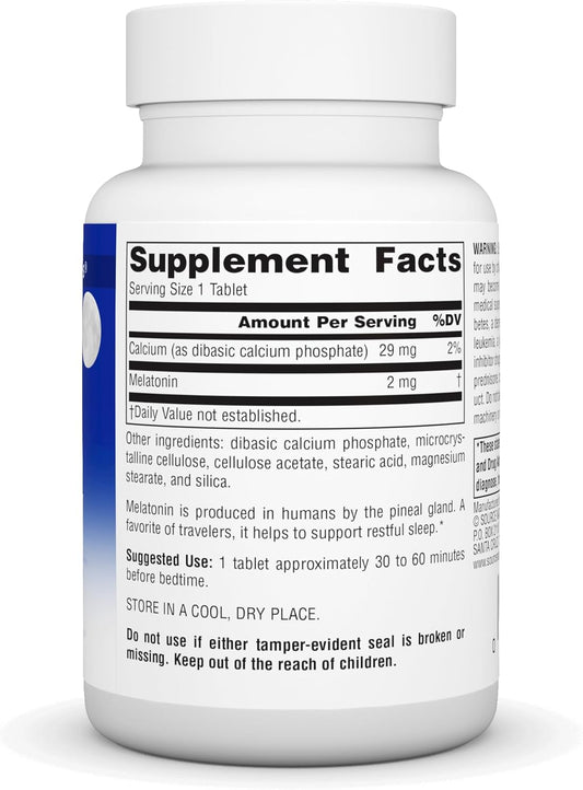 Source Naturals Melatonin 2 Mg - 240 Time Release Tablets