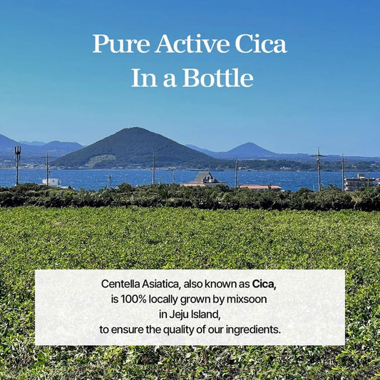 Mixsoon Soondy Centella Asiatica Essence - Instant Hydrating & Soothing Essence For Irritated, Sensitive Skin - Korean Skincare For Glass Skin - Jeju Island Cica Extracts (3.38 Fl.Oz / 100Ml)