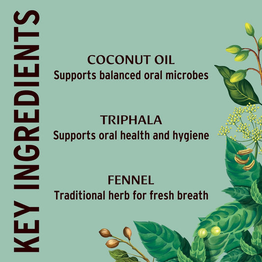 Banyan Botanicals Mint Daily Swish – Organic Ayurvedic Pulling Oil With Coconut Oil – Mouthwash For Fresh Breath And Sparkling Oral Health* – 24 Oz – Non Gmo Sustainably Sourced Vegan