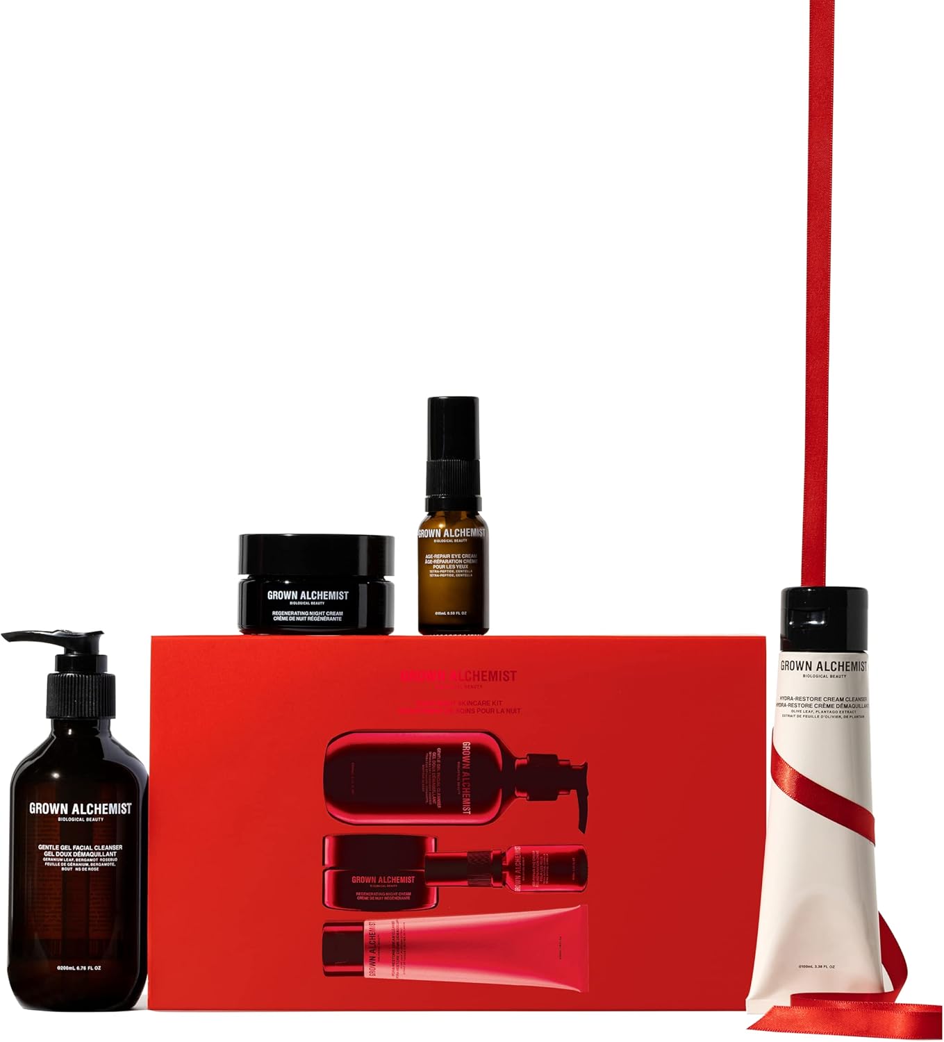 Grown Alchemist Good Night Skincare Kit, Complete 4 Steps Routine: Ideal to Start the Night with Fresh & Beautiful Skin, Vegan, Travel-friendly Pack : Amazon.co.uk: Beauty