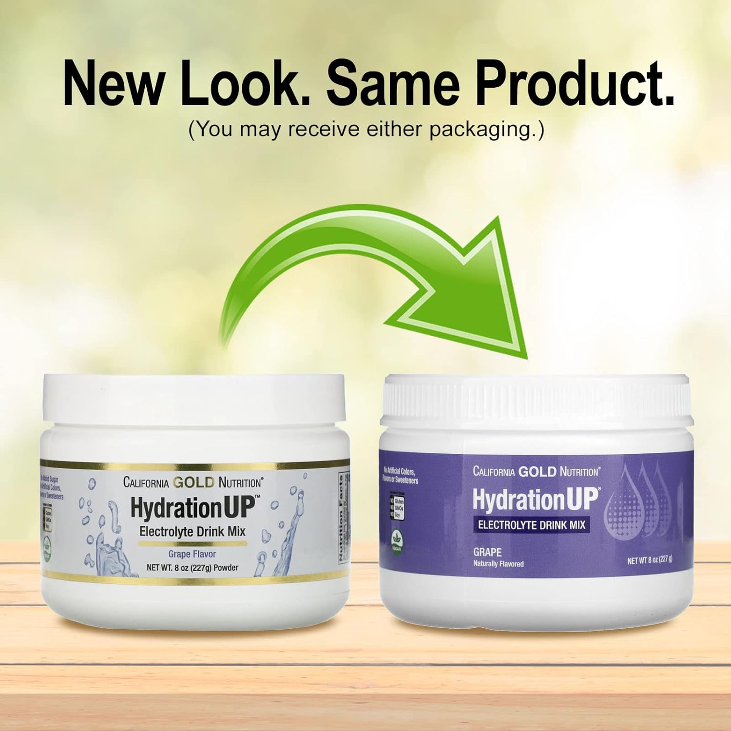 California Gold Nutrition HydrationUP, Electrolyte Drink Mix Powder, G