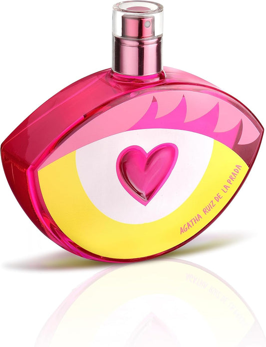 Agatha Ruiz De La Prada Perfumes - Look! Eau De Toilette For Women - Long Lasting - Charming, Playful And Modern Fragance - Fruity, Citrus And Floral Notes - Ideal For Day Wear - 80 Ml