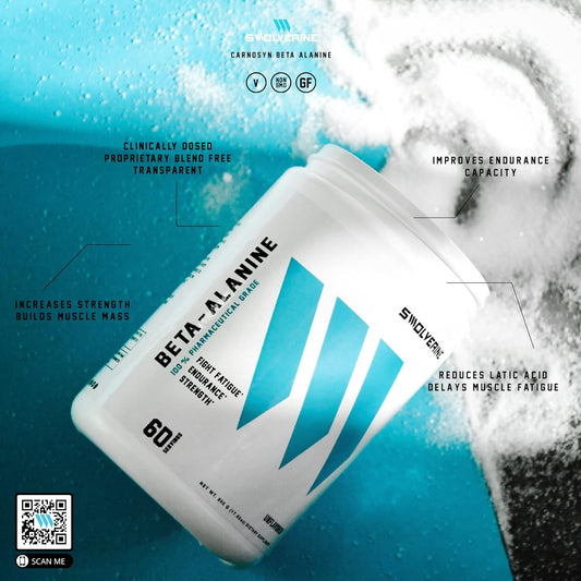 Buy Swolverine Beta-Alanine | Carnosyn, Instant-Release Amino-Acid, Delays Muscle Fatigue, Increases Muscular Endurance, Unflavored, 5G Per Serving, 300G (60 Servings) On  Free Shipping On Qualified Orders