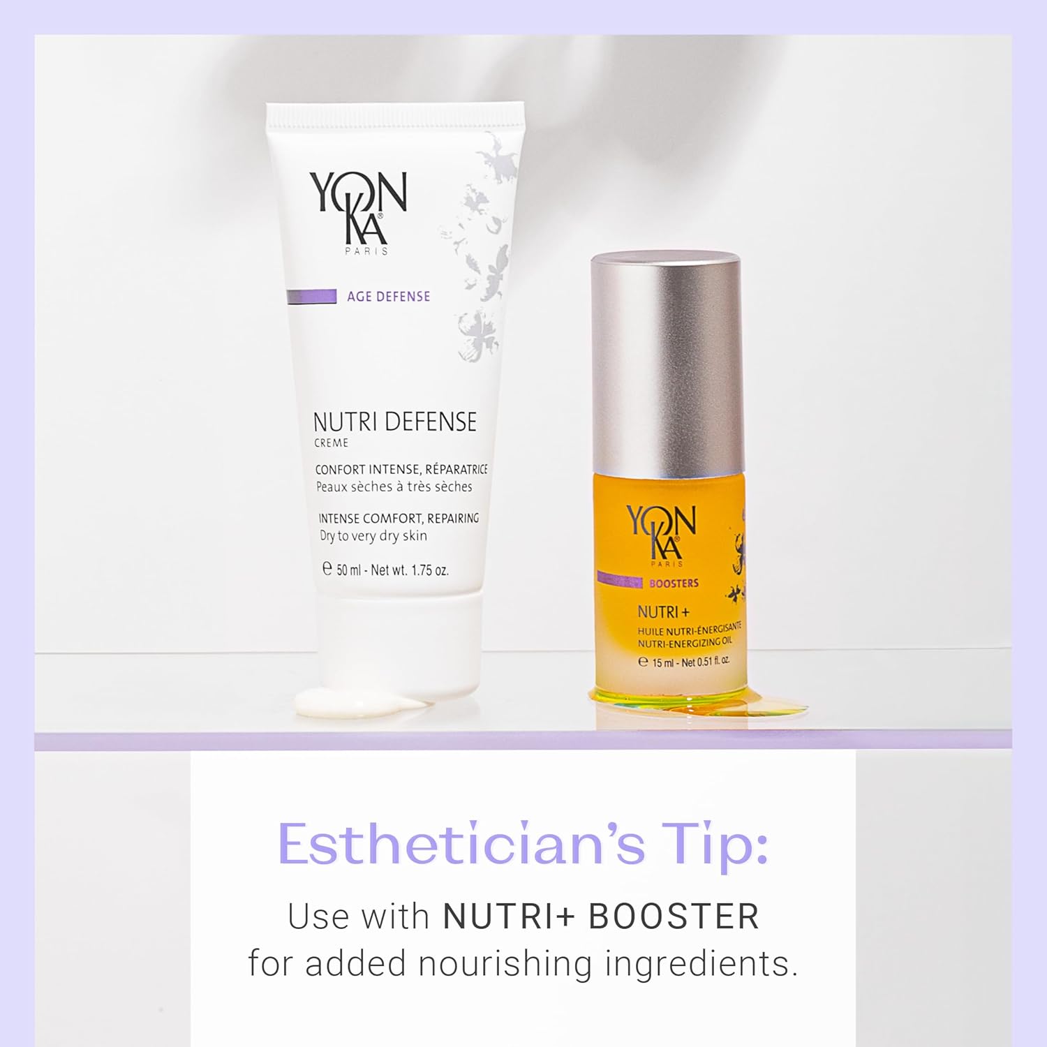 Yon-Ka Nutri-Defense Creme (15Ml) Nourishing Dry Skin Facial Moisturizer, Rich Shea Butter Treatment Cream With Prebiotics And Probiotics, Dry And Sensitive Skin, Paraben-Free : Beauty & Personal Care