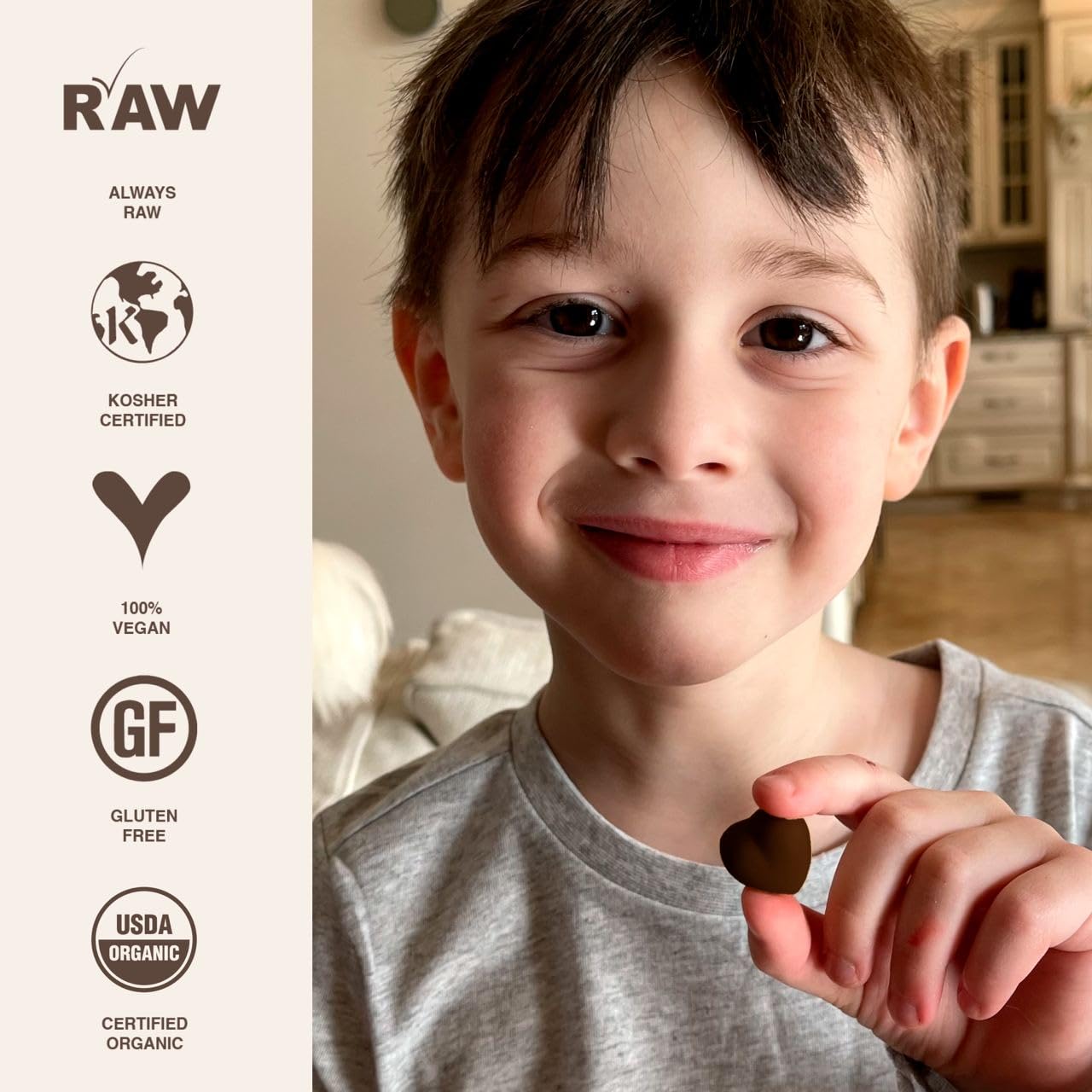 Rawmio Oat Milk Chocolate Hearts, 50% Cacao - 2 Oz - Raw, Organic, Vegan, Fair Trade : Grocery & Gourmet Food