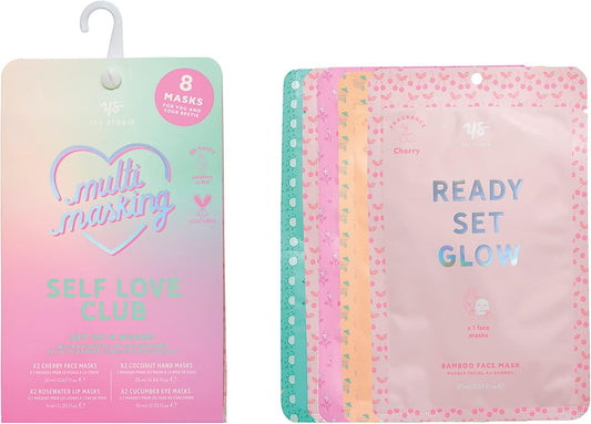 Yes Studio Multi-Masking Set Self Love Club 8 Pack (Pastel Mix)