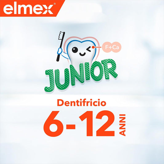 Elmex Dentifricio Junior Protezione Carie Per I Denti Dei Bimbi, 75 Ml, 228 Ml