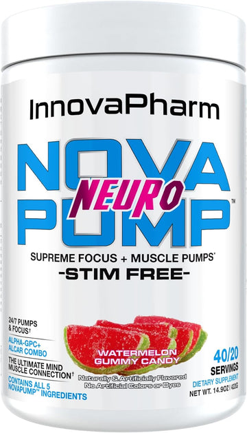 Innovapharm Novapump Neuro (Watermelon Gummy) Powder - 14.9 Ounces
