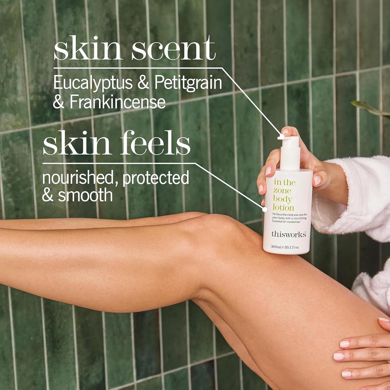 This Works In The Zone Shower Gel | Refreshing Body Wash With Eucalyptus & Frankincense | Cleanses, Soothes, And Revitalizes Skin | Aromatherapeutic Formula, 10.1 Oz / 300Ml : Beauty & Personal Care