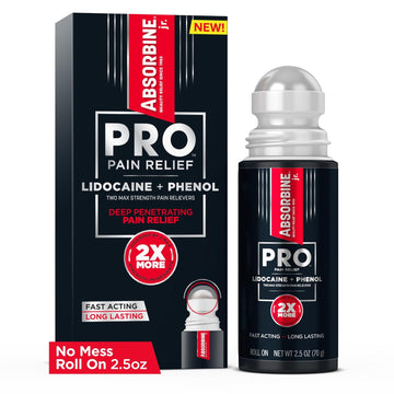 Absorbine Jr. Pro Lidocaine Roll-On For Fast Nerve And Muscle Pain Relief
