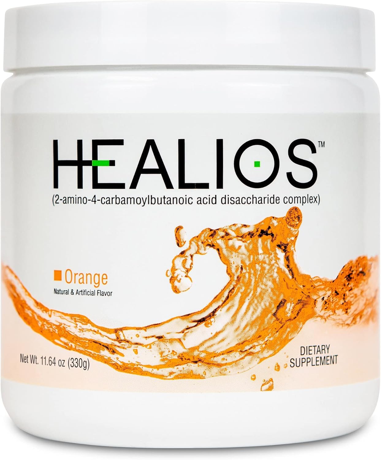 Healios Orange Flavor Oral Health And Dietary Supplement, Powder Form, Naturally Sourced L-Glutamine Trehalose L-Arginine, 11.64 Ounces : Health & Household