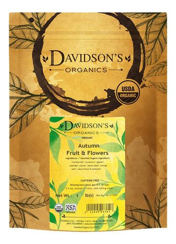 Davidson'S Organics, Autumn Fruit & Flowers, Loose Leaf Tea, 16-Ounce Bag