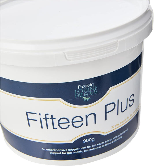 Protexin Equine Premium Fifteen Plus 900G - Supplement For Older Horses, For Gut, Immune, And Joint Support