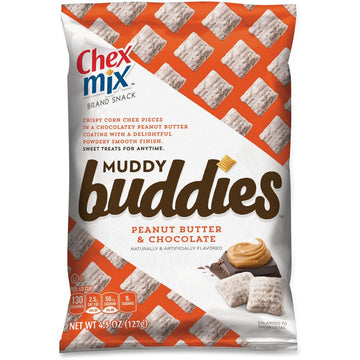 Chex Mix Muddy Buddies Peanut Butter & Chocolate 4.5 Oz (7 Pack)