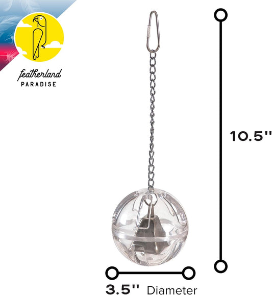 Creative Foraging Systems+E487 Foraging Ball With Bell Pet Feeder803