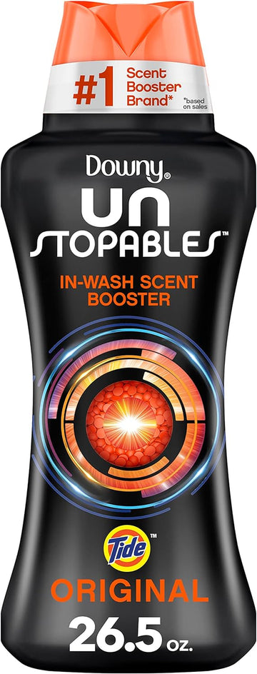 Downy Unstopables Laundry Scent Booster Beads For Washer, Tide Original Scent, 26.5 Oz