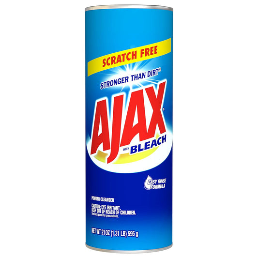 Ajax Powder Cleanser With Bleach - 21 Ounce (Pack Of 12)
