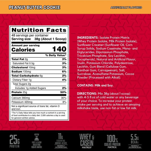 Bsn Syntha-6 Isolate Protein Powder, Peanut Butter Protein Powder With